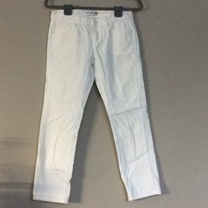 INES DE LA FRESSANGE Paris White Jeans SZ 26 fits lile a 25